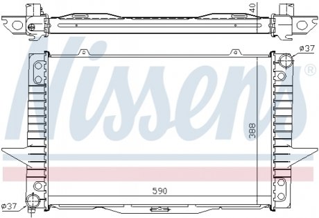 65536A NISSENS Радiатор