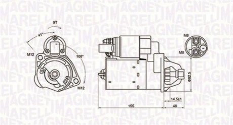 063721394010 MAGNETI MARELLI Стартер