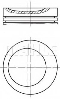 0020303 MAHLE / KNECHT Поршень