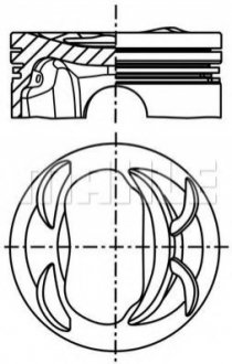 028PI00118001 MAHLE / KNECHT Поршень