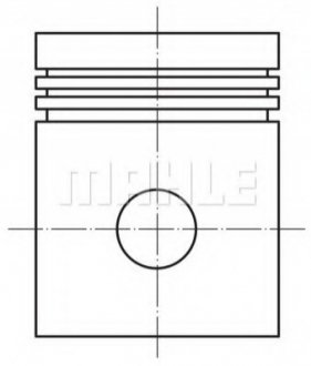 0222701 MAHLE / KNECHT Поршень