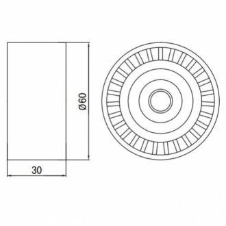 Натяжной ролик GT30500