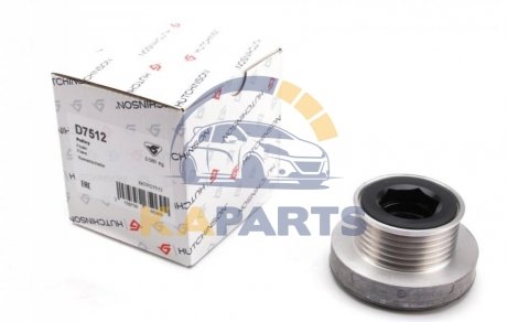 D7512 HUTCHINSON Шкив генератора 1,6 16V, 1,5DCI 6PK Renault Logan, Kangoo I, Megane II (D7512) Hutchinson