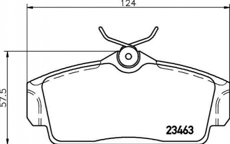 NP2052 NISSHINBO Колодки тормозные дисковые передні Nissan Almera 1.5, 1.8, 2.2 (00-) (NP2052) NISSHINBO