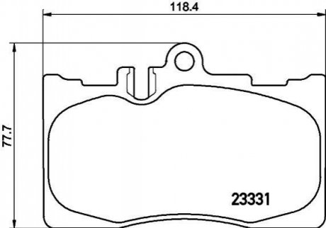 NP1079 NISSHINBO Колодки тормозные дисковые передние Lexus RX 300, 350 (00-06) (NP1079) NISSHINBO