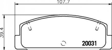 NP5004 NISSHINBO Гальмівні колодки MAZDA 6 323 626 Premacy -07