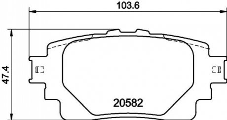 NP1171 NISSHINBO Гальмівні колодки TOYOTA AURIS /COROLLA/RAV 4 "R "18>>