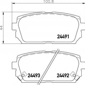 NP6064 NISSHINBO Гальмівні колодки Kia Carens FG "R