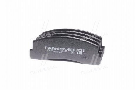 D301SM DAFMI / INTELLI Колодка тормозная 2121 перед. (к-т 4 шт) Dafmi