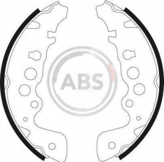 9052 A.B.S. Гальмівні колодки барабан (1 к-т)