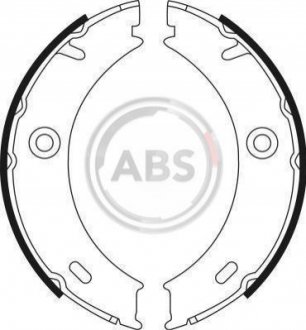 9022 A.B.S. Гальмівні колодки барабан (1 к-т)