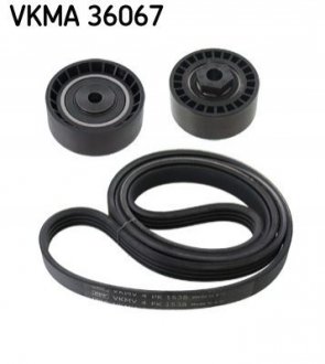 VKMA36067 SKF Комплект доріжкового ремня