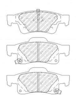 FDB4819 FERODO Гальмівні колодки, дискові