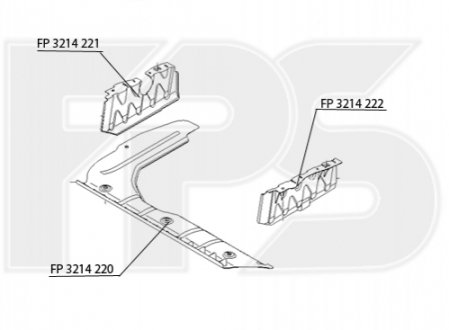 FP 3214 221 FPS Ремчастина пластикова