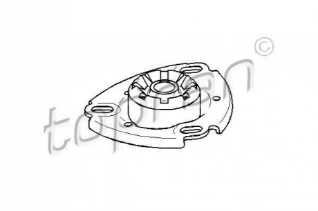 103673 TOPRAN / HANS PRIES Подушки амортизатора