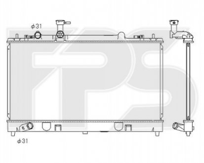 FP 44 A636 FPS Радіатор охолодження
