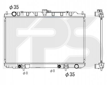 FP 50 A75 FPS Радіатор охолодження