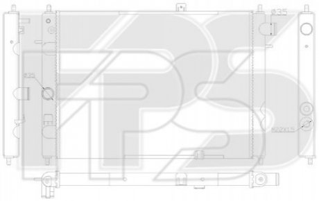 FP 52 A331 FPS Радиатор охлаждения