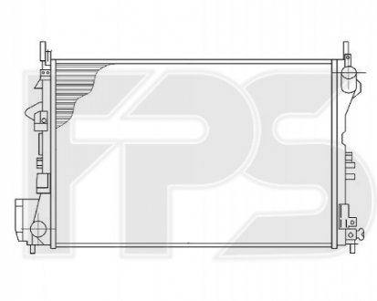FP 52 A1093 FPS Радіатор охолодження