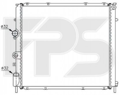 FP 56 A395 FPS Радиатор охлаждения