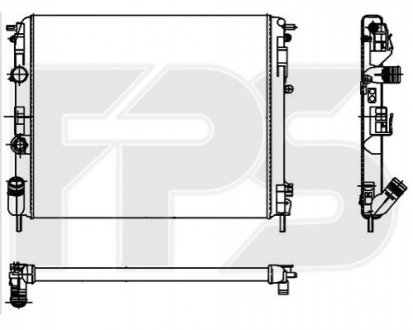 FP 56 A933 FPS Радиатор охлаждения