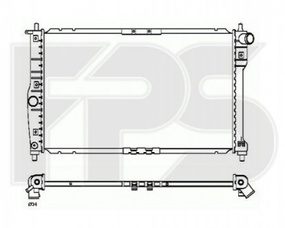 FP 22 A775 FPS Радиатор охлаждения