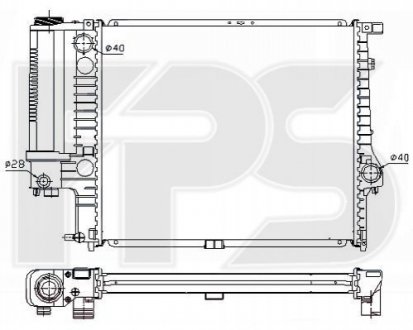 FP 14 A871 FPS Радиатор охлаждения