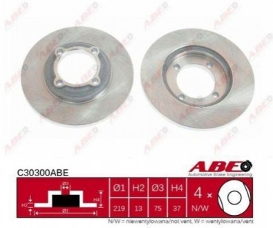 C30300ABE ABE Гальмівний диск