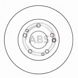 15790 A.B.S. Диск гальмівний