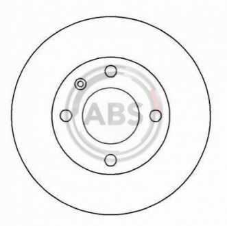 15771 A.B.S. Гальмівний диск перед. Escort III/IV/Sierra -93 (260x24)