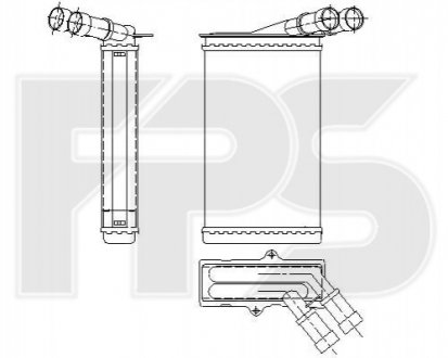 FP 20 N02 FPS Радіатор пічки