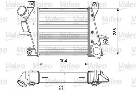 818360 Valeo Радіатор наддуву