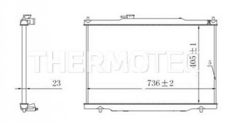 D7P019TT THERMOTEC Радіатор