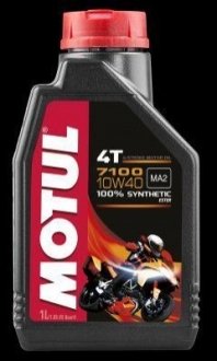 104091 MOTUL Олива для 4-х тактних двигунів синтетична естерова Motul "7100 4T 10W40", 1л