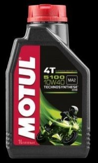 104066 MOTUL Олива для 4-х тактних двигунів Technosynthese естерова Motul "5100 4T 10W40", 1л.