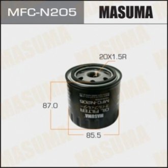 MFCN205 MASUMA Масляный фильтр C0056 MASUMA LHD NISSAN/ PATHFINDER, NAVARA 05-