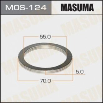 MOS124 MASUMA Кольцо глушителя MASUMA 55 х 70