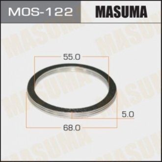 MOS122 MASUMA Кільце глушника MASUMA 55 х 68