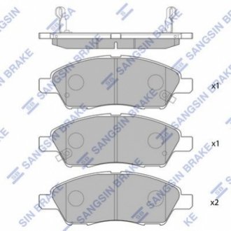 SP2084 Hi-Q (SANGSIN) Колодки дискового тормоза