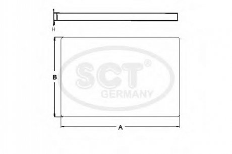 SAK 274 SCT Фильтр салона (угольный) BMW 7 (F01/F02/F03/F04) 740i (08-) (SAK 274) SCT