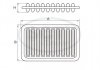 SB 2189 SCT Фильтр воздушный TOYOTA Avensis III (T27) 1.6 16V (09-) (SB 2189) SCT (фото 3)