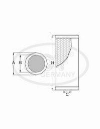 SH 420 L SCT Фильтр масляный VW Passat (3B2/3B5) 1.9 TDI (98-05) (SH 420 L) SCT