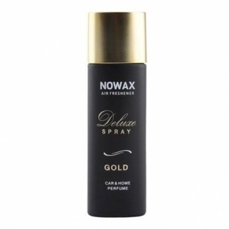 NX07748 NOWAX Ароматизатор воздуха спрей DELUXE Spray 50ml CAR & HOME Parfume GOLD Nowax