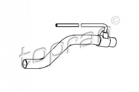 111978 TOPRAN / HANS PRIES Шланг радіатора (система охлаждения)