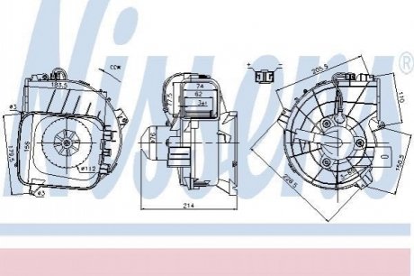 87084 NISSENS Вентилятор