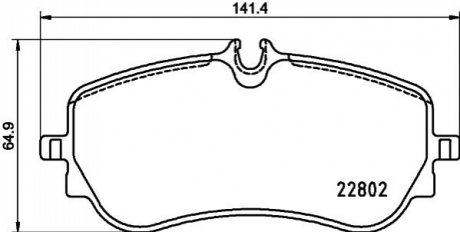 P85 172 BREMBO Гальмівні колодки дискові