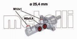 05-0543 Metelli Главный тормозной цилиндр