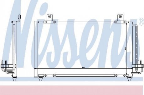 94456 NISSENS Конденсер KIA RIO(00-)1.3 i(+)[OE 0K30A-61-480E ]