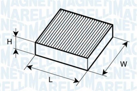 350203062180 MAGNETI MARELLI BCF218 Фильтр салона