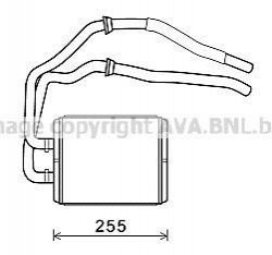 IV6105 AVA COOLING Радиатор отопителя салона (IV6105) AVA